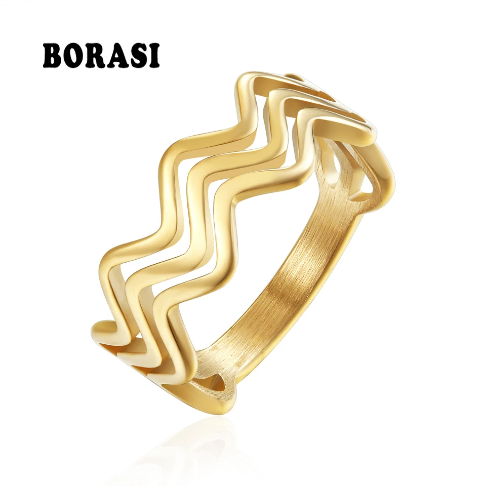 BORASI, Новое поступление, обручальные кольца с короной для девочек, классические кольца с короной золотого и серебряного цветов, модные кольца с короной для женщин, ювелирные изделия, свадебные кольца