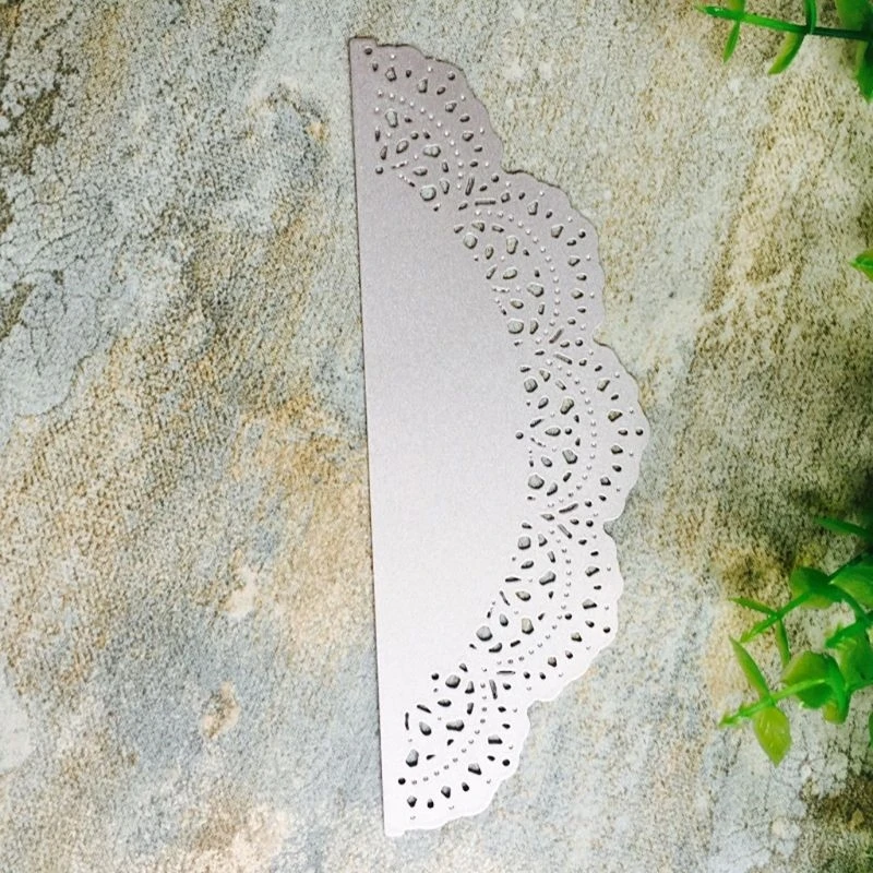 Полукруг кружева металла резки штампы трафарет для скрапбукинга &quotсделай сам&quot