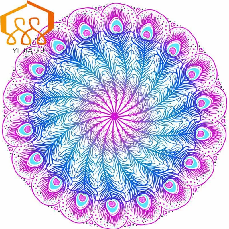 Новинка 2017 круглое пляжное банное полотенце шифоновые шарфы пляжные коврики для