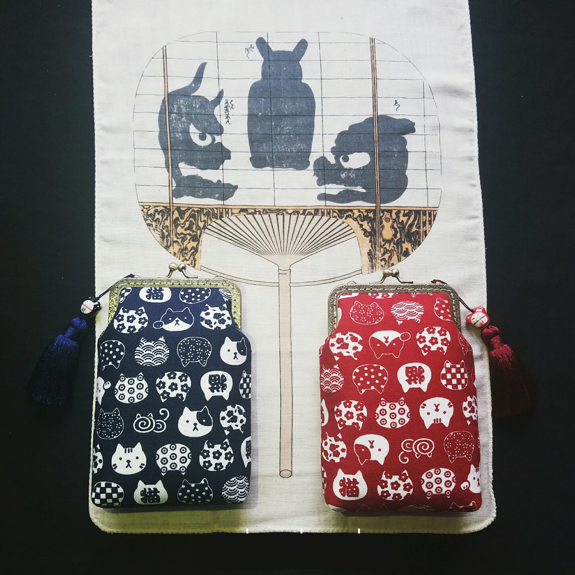Профессиональный DIY ремесла материал пакет для женщин Maneki Neko Katzen Мобильный
