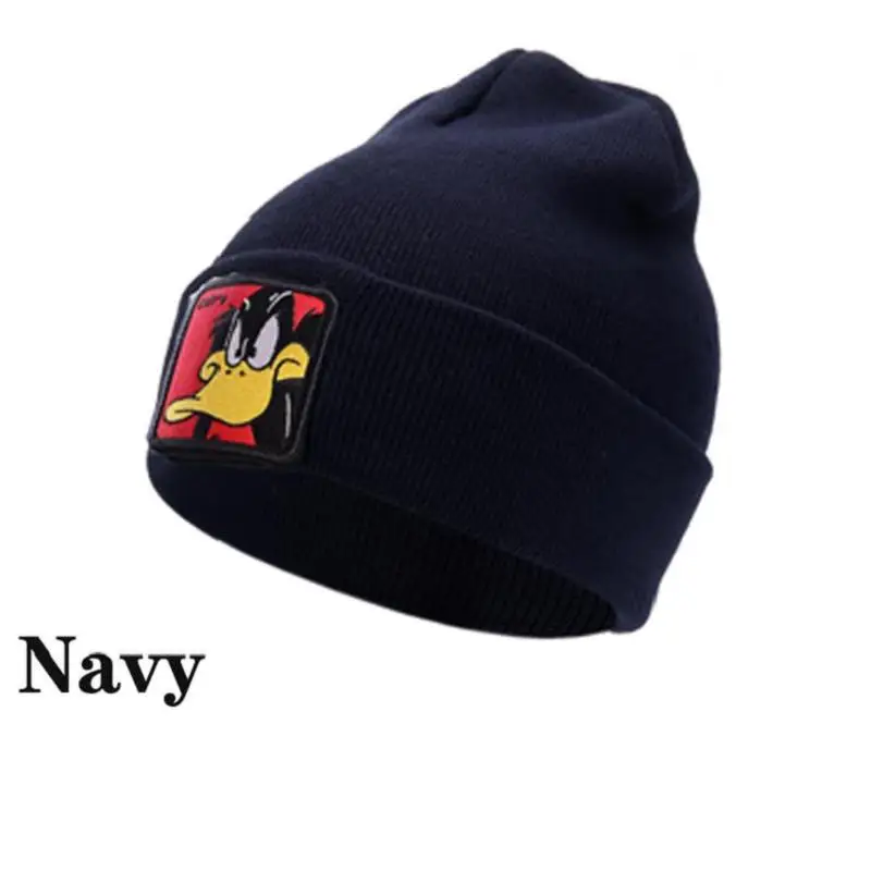 Летняя шапка Skullies Beanies Billie Eilish, женская зимняя шапка, женская теплая шапка из хлопка, повседневная шерстяная одноцветная Шапка-бини для мужчин, унисекс - Цвет: A