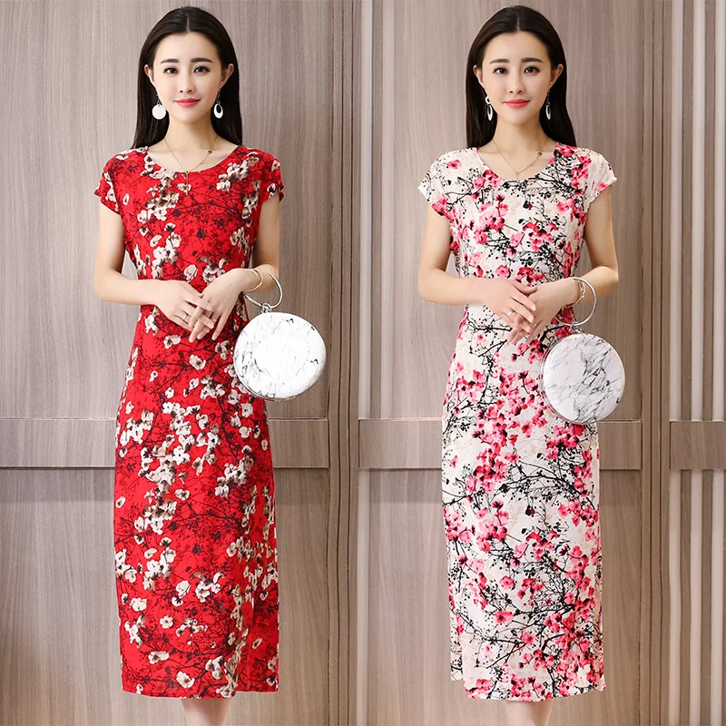 AYUNSUE Robe Ete 2020 женское платье размера плюс платья для женщин 4xl 5xl 6xl длинное с