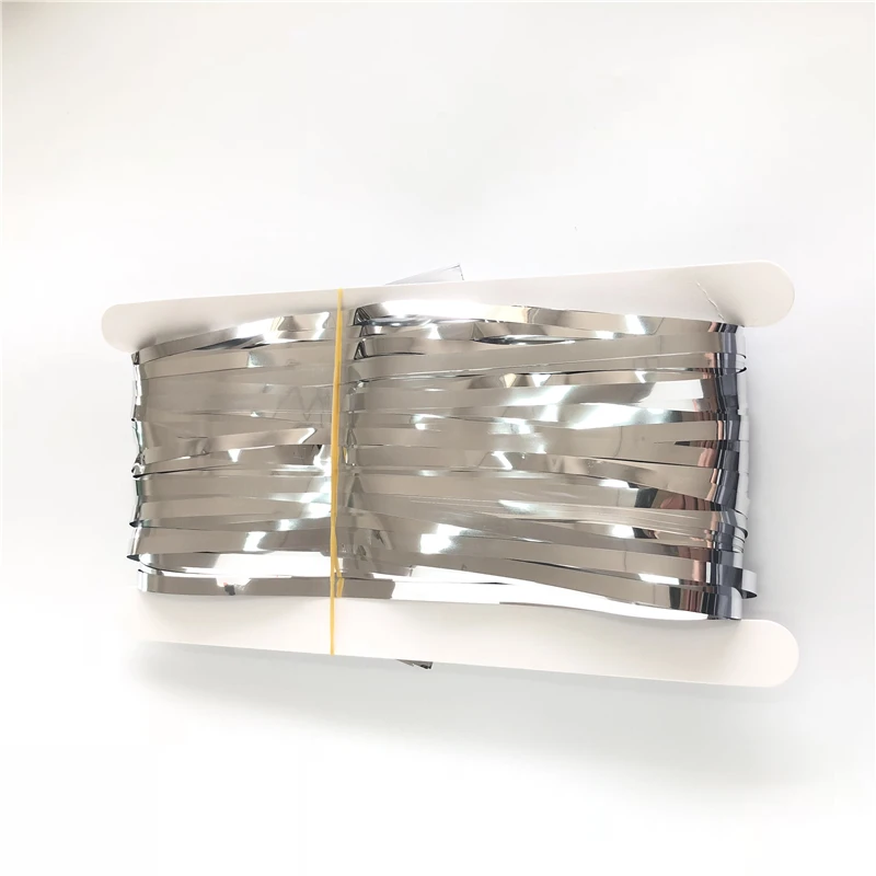 Silver 1*3 м синий розовый Золотой мерцающий фольга бахрома мишура дверь занавес Свадьба День Рождения Вечеринка украшения фото фон поставки - Цвет: Silver