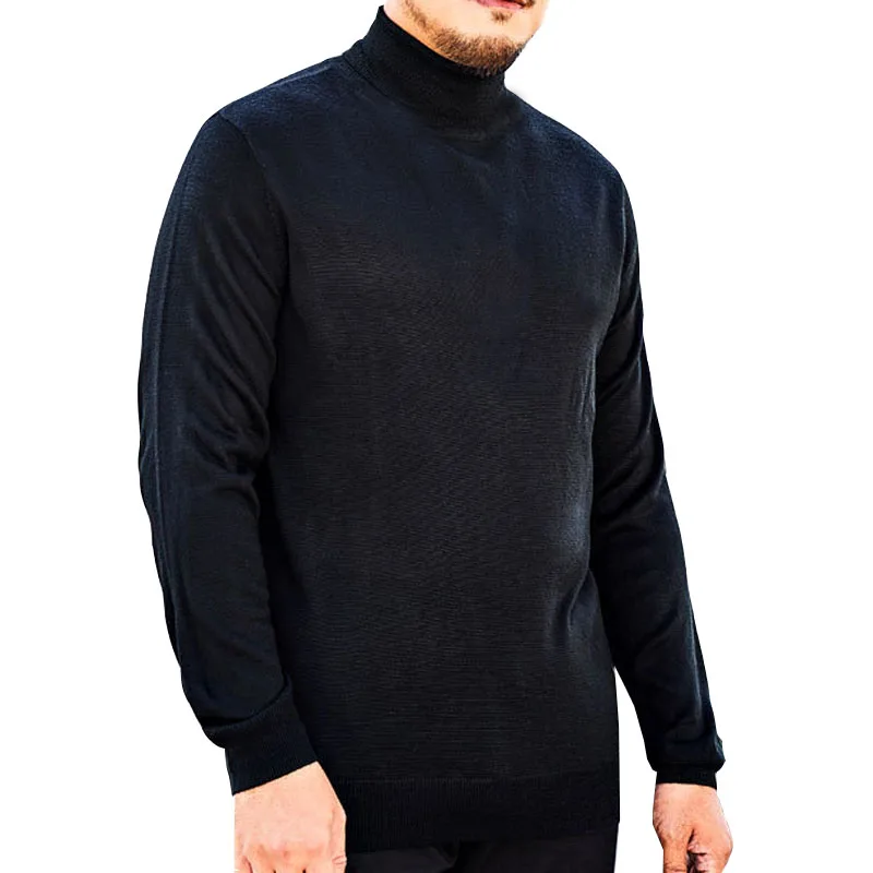 Свитер MFERLIER мужской с длинным рукавом 4XL 5XL 6XL большого размера бюста 141 см 3 вида