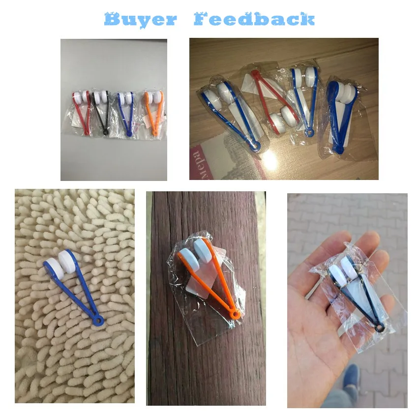 1PC New Microfiber Mini Sun Glasses Eyeglass Brush Cleaner Cleaning Spectacles Tool Clean | Дом и сад