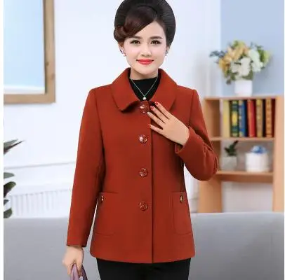 caramel colour Высокое качество, Весенняя женская куртка, осенняя Новая мода размера плюс, короткий параграф, повседневное шерстяное пальто с длинными рукавами, Женское пальто, okxgnz AF740 - Цвет: caramel colour