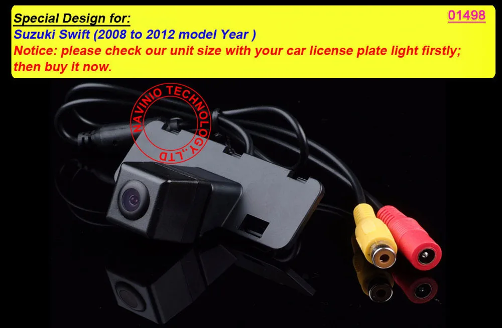 Navinio для Sony CCD Авто Suzuki swift Автомобильная камера заднего вида резервная