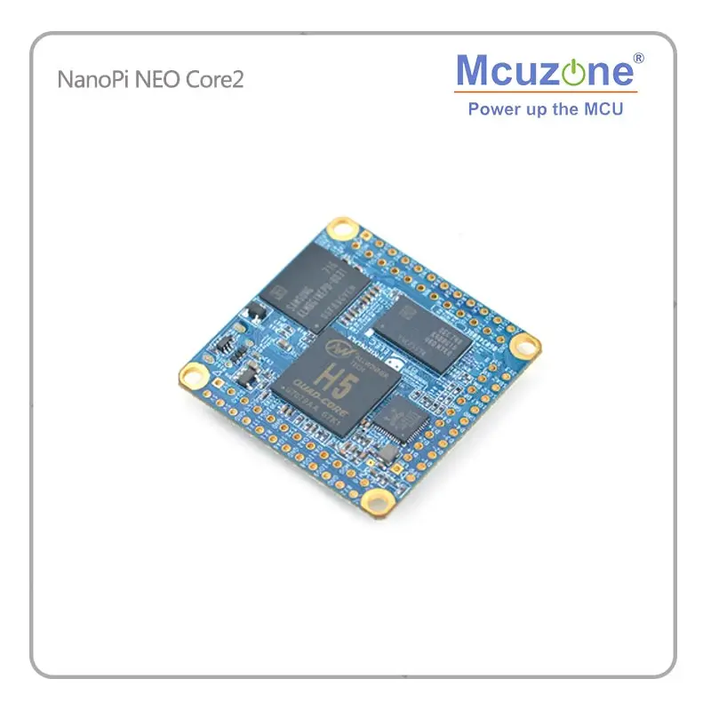 NanoPi NEO Core2 512MB DDR3 RAM Allwinner H5 четырехъядерный 64 разрядный процессор Cortex A53 8GB eMMC u boot