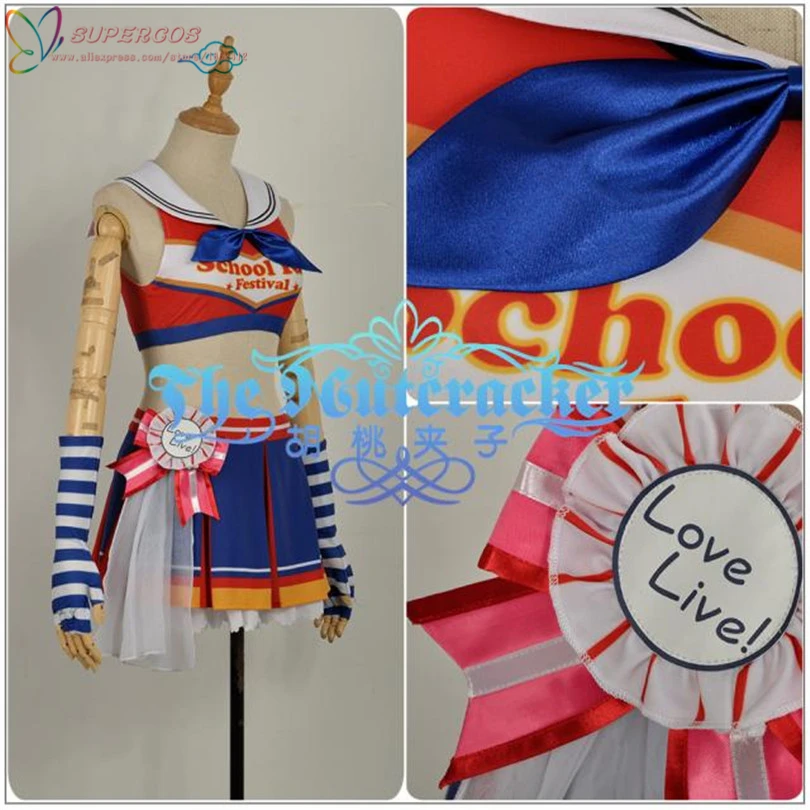 Милый! Солнечный свет! Aqours Dia Kurosawa Черлидинг юбка костюм косплей Идеальный заказ