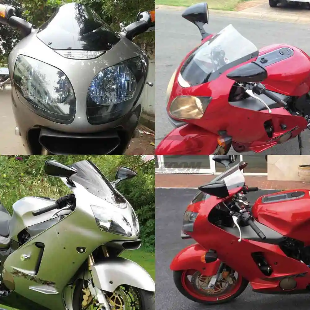 Лобовое стекло мотоцикла иридиевые ветровые дефлекторы ABS ветровое для Kawasaki Ninja