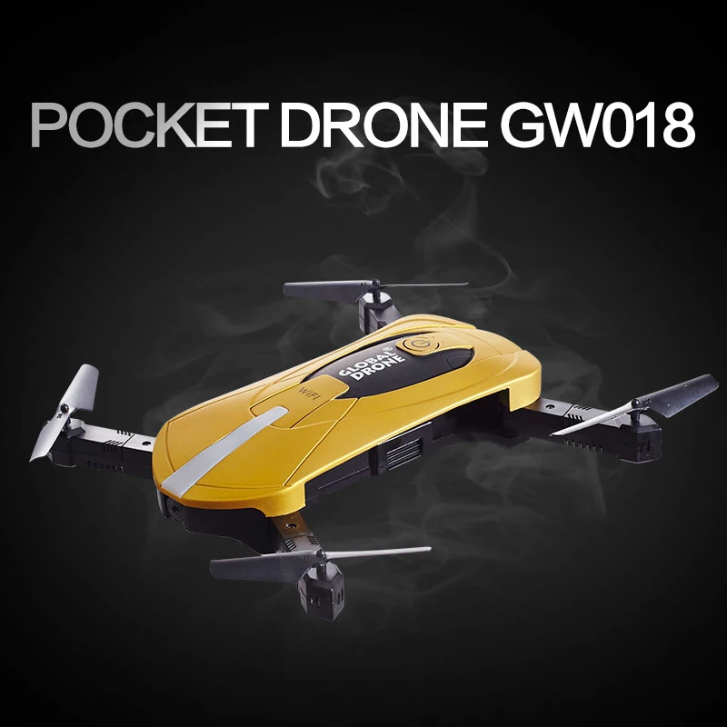 Лидер продаж 2017 года Wi Fi FPV мини Квадрокоптер RC Дрон с 2.0MP HD Камера Складная полета