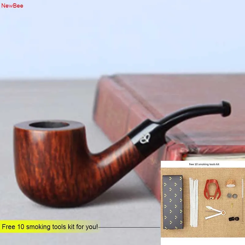 Набор инструментов NewBee деревянная курительная трубка 3 мм с фильтром изогнутая