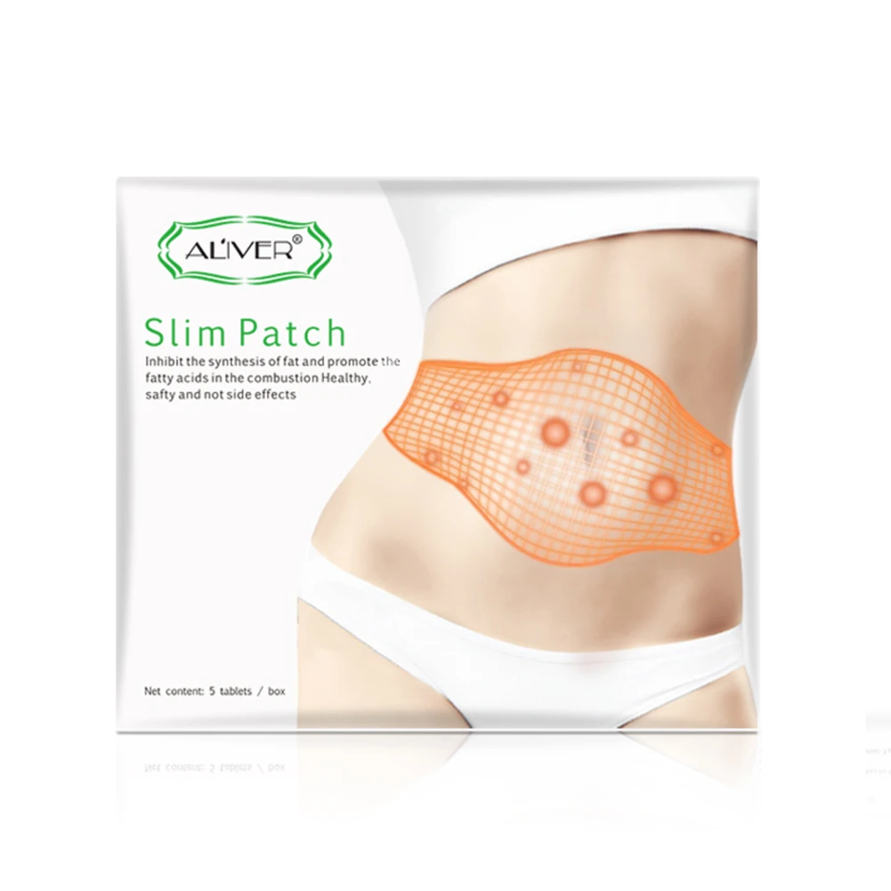 Новинка 5 шт. Красота здоровья детоксикации патч для похудения живота с тонкой