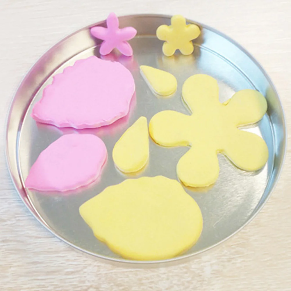12 шт./компл. DIY печенья прессформы Fondant(сахарная) декорирование Кухня инструмент для выпечки печенья резак с изображением кекса и цветов Форма Нержавеющая сталь