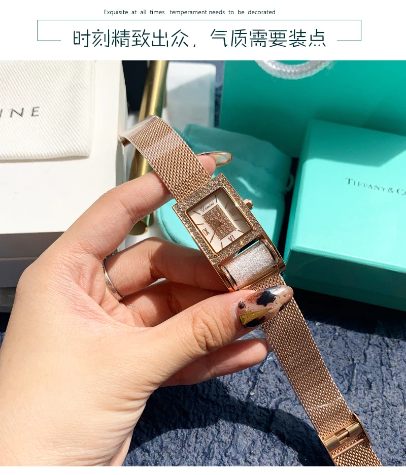 

Luxury Rose Gold Women Watches Mesh Leopard reloj mujer elegante Ladies Wristwatches Female Magnetic Watch Clock