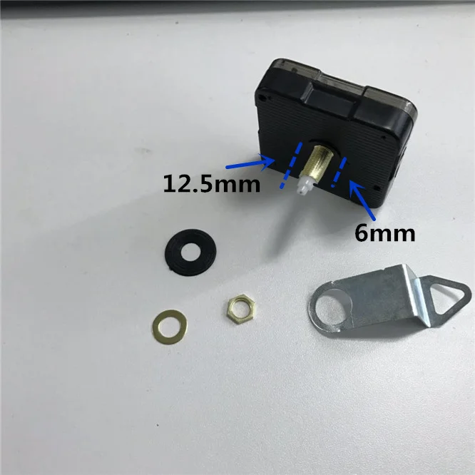 1 Набор 12 мм вал бесшумные часы Красочные руки кварцевый механизм настенных часов