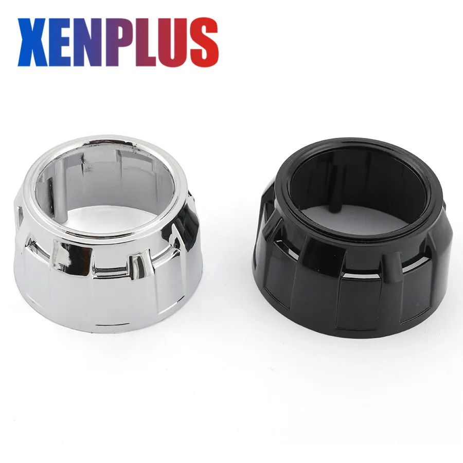 Xenplus 2 шт. устойчивы ободок Черный кожух Серебристый Хром кожухи мини Гатлинга