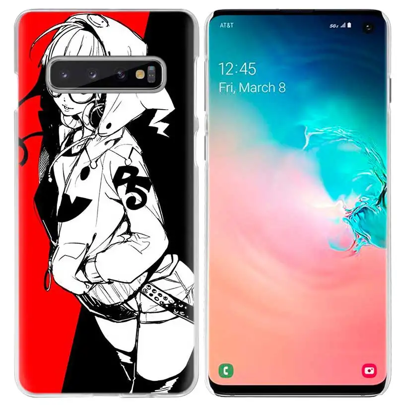 03 P5 Persona 5 чехол для samsung Galaxy S10 5G S10e S9 S8 M30 M20 M10 J4 J6 плюс J8 Note 8 9 чистой твёрдой ПВХ аниме чехол для телефона - Цвет: 03