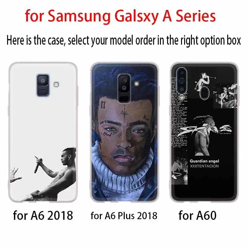 Для Samsung чехол A72 A71 A70 A52 A51 A50S A50 A42 A32 A21S A20S A20 A30 A12 5G A8 A7 A6 плюс 2018 рэпер XXXTentacion