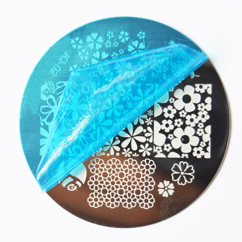 10 шт./компл. инструменты для макияжа и ногтей лак трафаретная штамповка шаблон