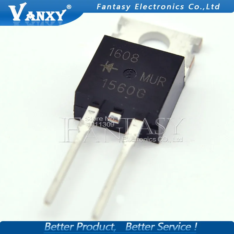 10 шт. MUR1560G-220 MUR1560 TO220 MUR1560CT U1560