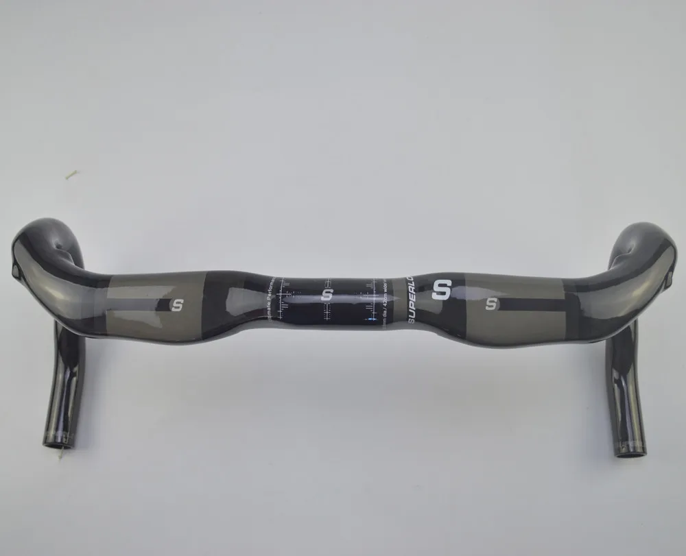 

new superlogic carbon road bicycle handlebar bent bar 31.8*400/420/440 inner cable routing bike accessories ud matte