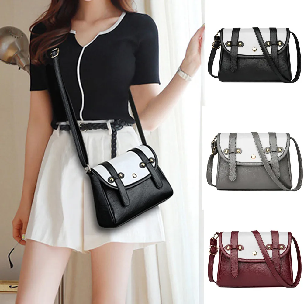 Летняя женская сумка через плечо винтажная кожаная sacos de mujer6.285|Сумки с ручками| |