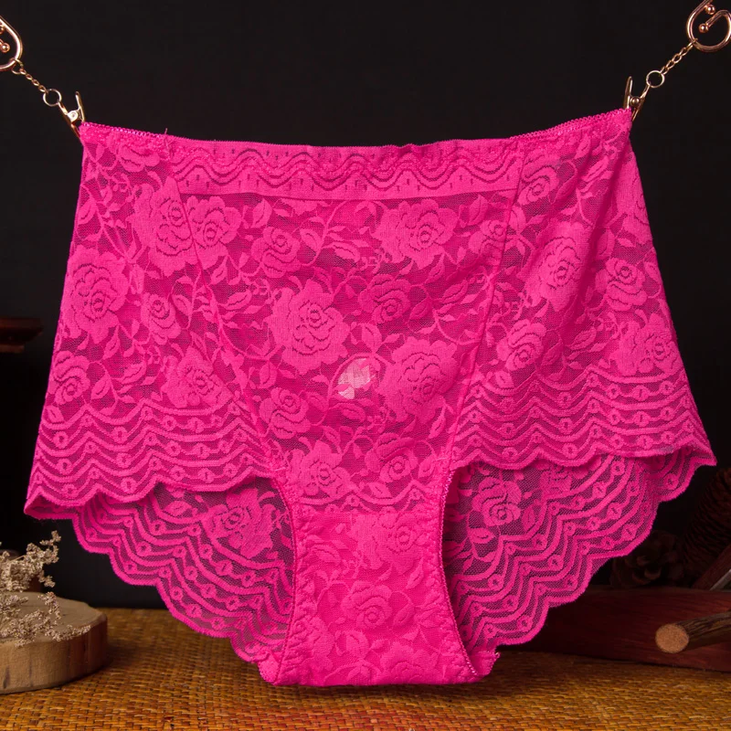 Женские брифы большого размера женские трусики полностью прозрачные кружевные