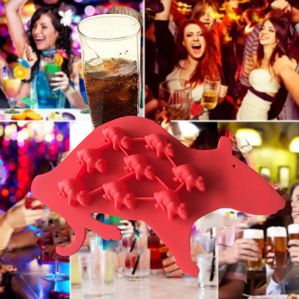 Мышь кубик льда диаметр диска силиконовые помадки мыло 3D форма для торта