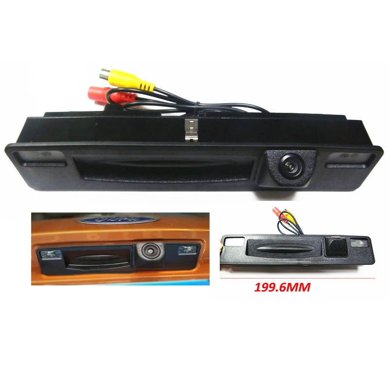 Для Ford Focus Real HD CCD автомобильная парковочная камера заднего вида резервная камера багажника Переключатель ручка 170 градусов
