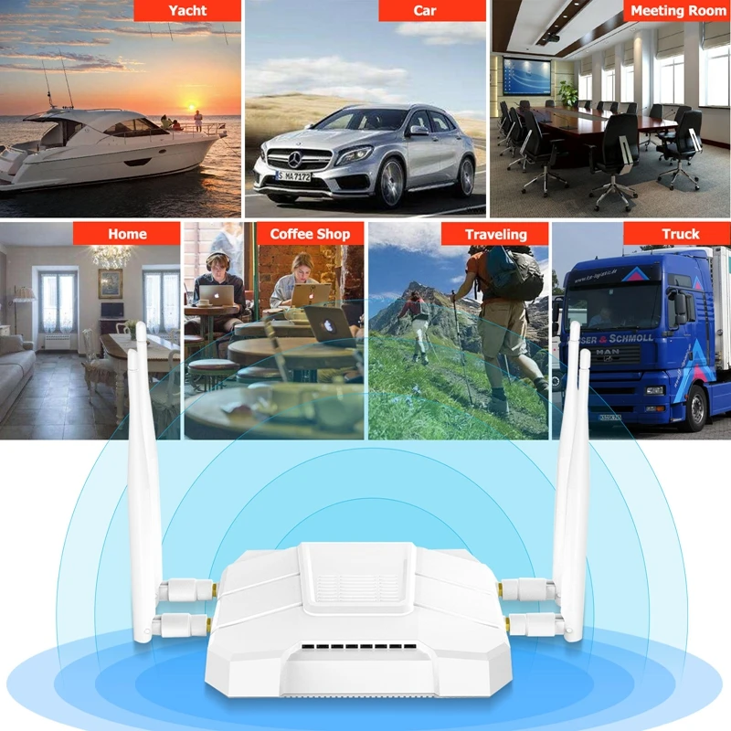 Cioswi WE1326KC 1200 Мбит/с двухдиапазонный маршрутизатор Modem2.4G 5 8 ГГц с MTK7621A чип 16M + 256RAM 4G