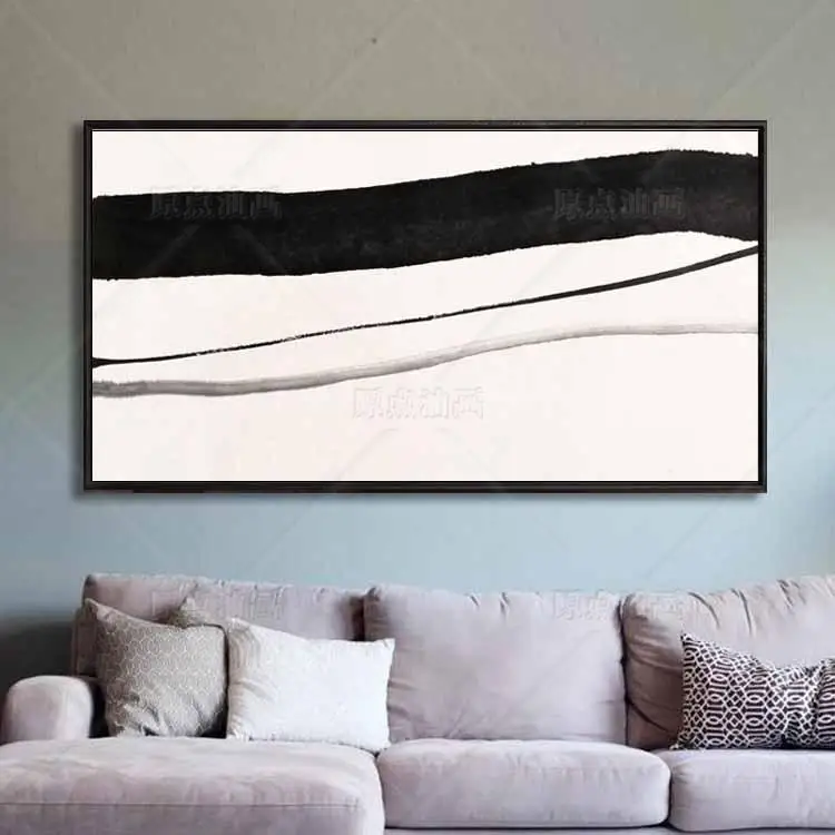 

Chinese Ink Handpainted Abstract Oil Painting Landscape Oil Painting On Canvas Wall Art Wall Pictures For Living Room Home Decor