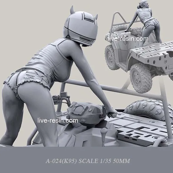 Наборы из смолы 1:35 топографический автомобиль для вождения солдатик самосборный