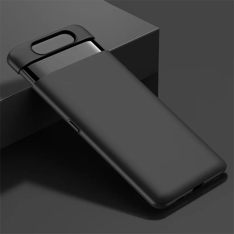 Черный Роскошный чехол для samsung Galaxy A90, чехол с горкой, роскошный защитный противоударный чехол для samsung A90, SM-A905F, чехол - Цвет: Черный