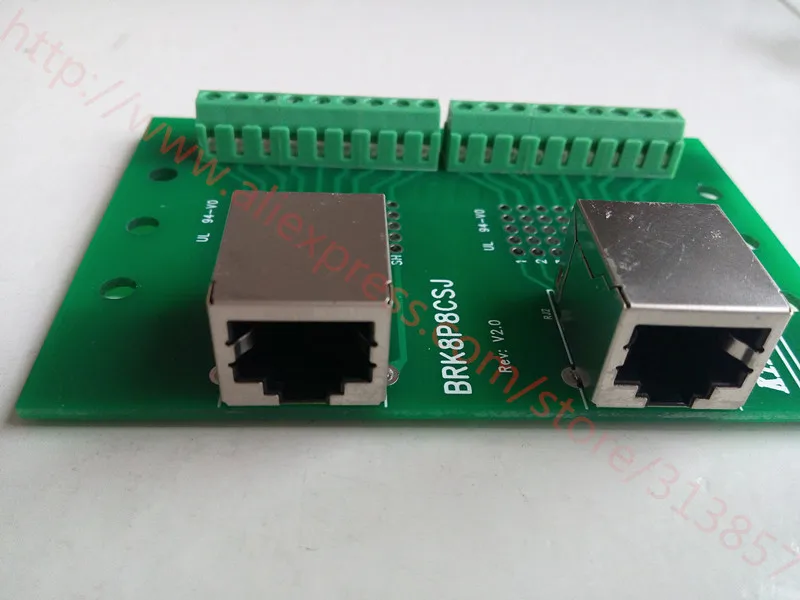 10 шт. бесплатная доставка высококачественный двухпортовый переходник RJ45