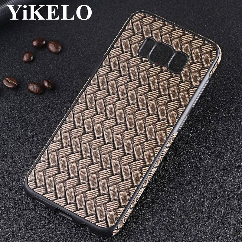 Yikelo переплетения волна силиконовый чехол задняя Корпуса протектор ТПУ кожного