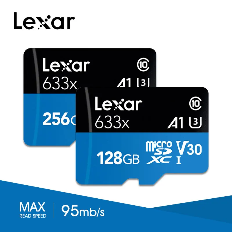 Lexar высокая скорость/качество micro sd карты 633x UHS-I карты памяти 512 ГБ горячая Распродажа micro sd карты для смартфонов/камер