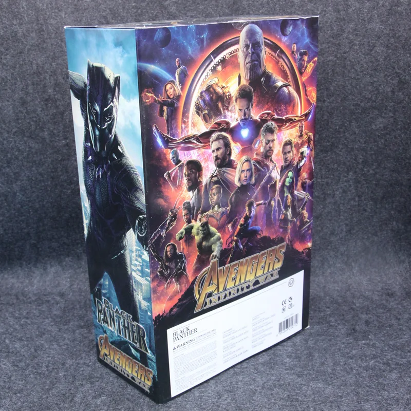 Популярная игрушка Marvel, оригинальная 1:6, Мстители, Бесконечная война, супер герой, Черная пантера, BJD, фигурка, ПВХ игрушка, 30 см