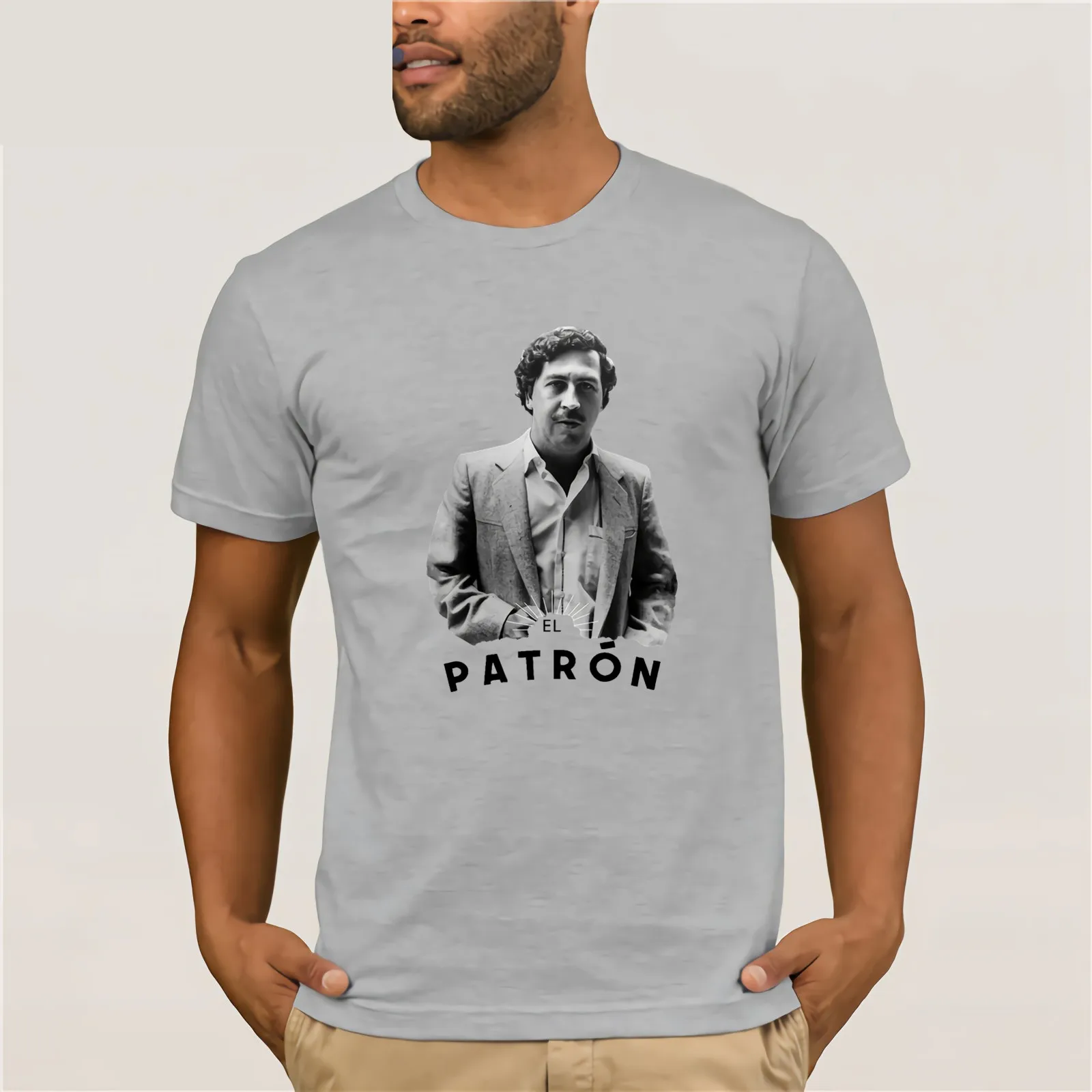 Крутая футболка Пабло Эскобар El Patron подростковые футболки с коротким рукавом