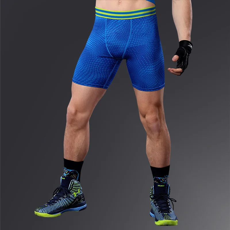 

2017 Superelastic Joggers short trousers menfolks style breathable Athletic Outdoor shorts for men Knee Length M L XL