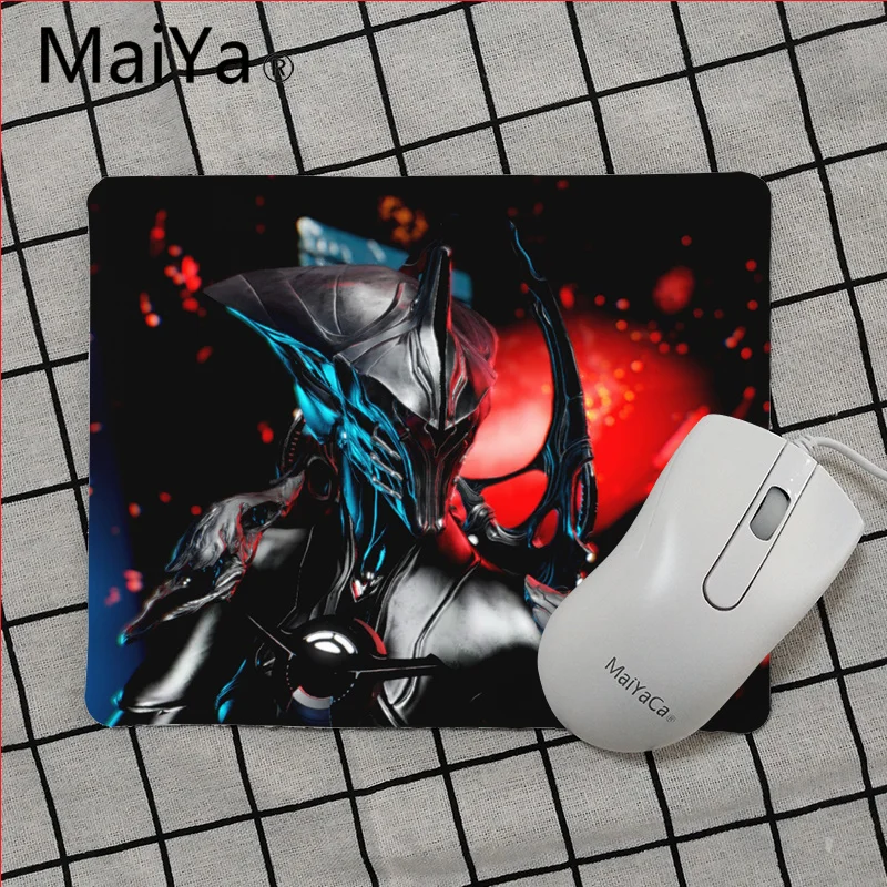 No Lock Edge18x22cm Maiya Высокое Качество Игровой Warframe красивый коврик для мышки в стиле аниме игровой коврик мышь - Цвет: No Lock Edge18x22cm