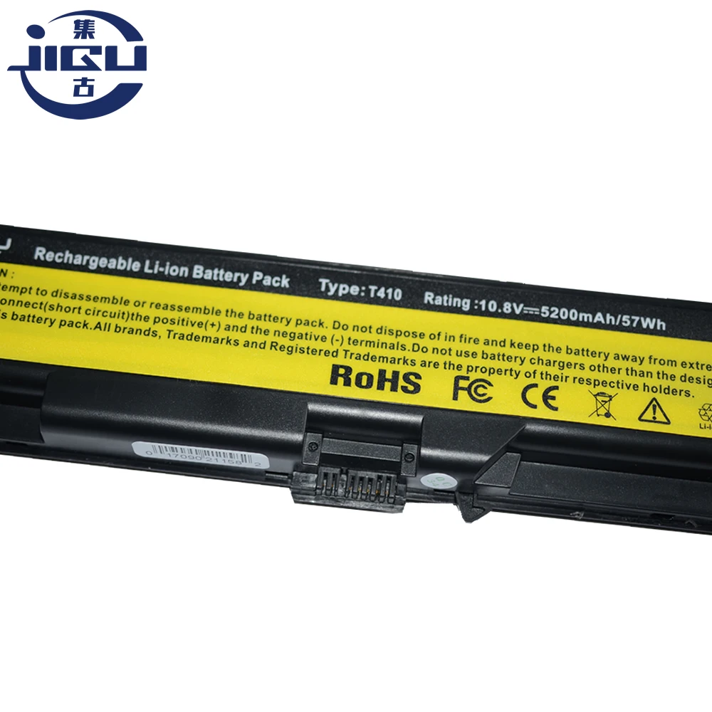 JIGU 6 ячеек 42T4235 42T4737 АСМ 42T4752 51J0499 Аккумулятор для ноутбука Lenovo ThinkPad E40 T410 T410i T420 T510i