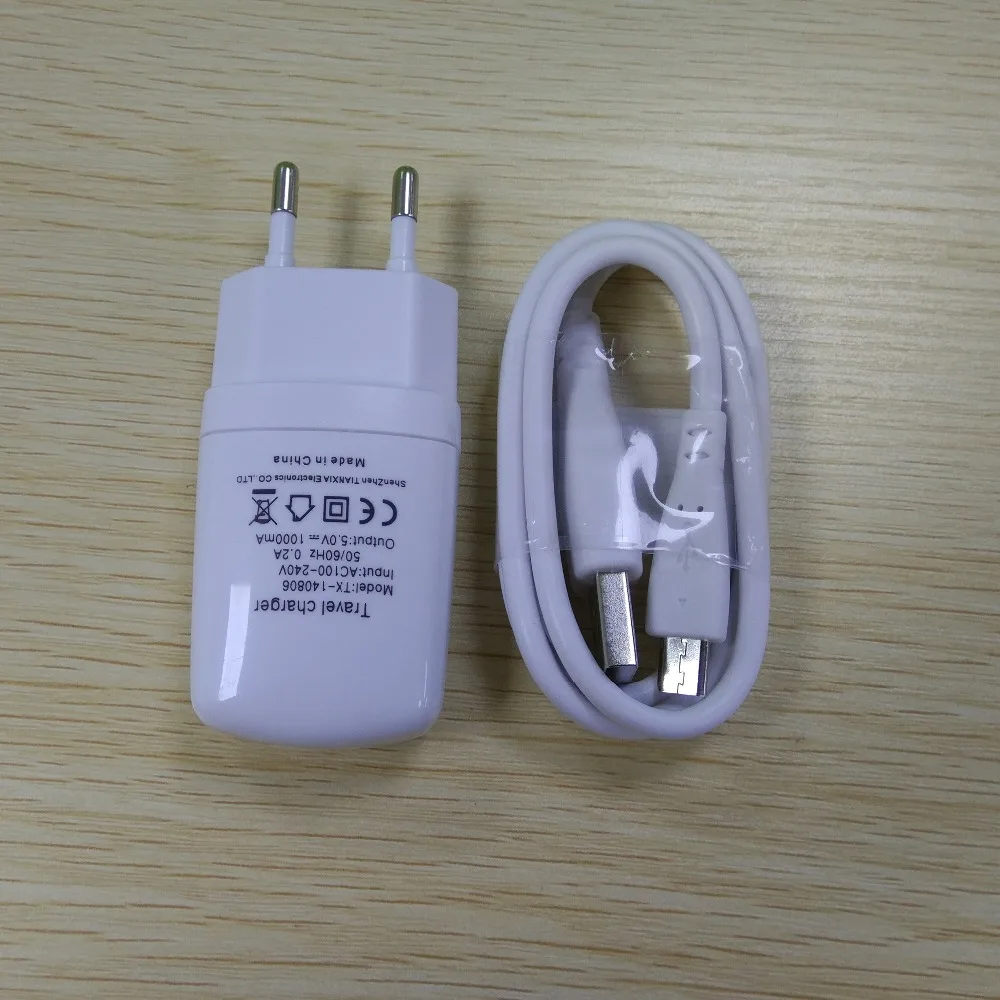 Оригинальное Европейское зарядное устройство с длинным разъемом Micro USB кабель для Blackview BV6000