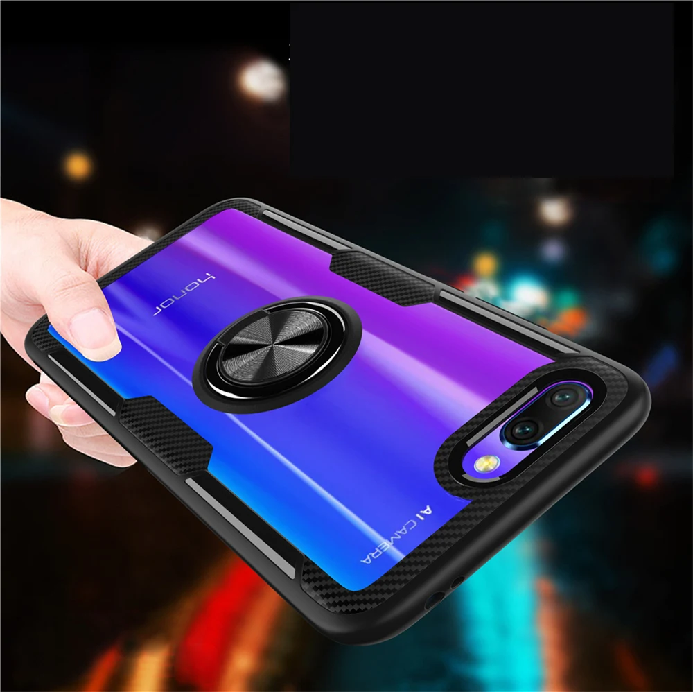 Роскошный прозрачный Автомобильный держатель для телефона чехол s huawei Honor 10