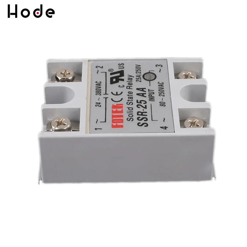 Твердотельное реле SSR 25AA 25A 40A AC Control Relay 80 250VAC TO 24 380VAC 40AA|Реле| |