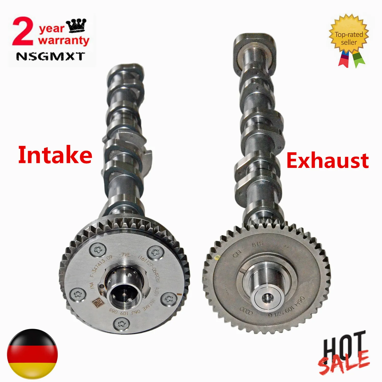 

AP01 Intake + Exhaust camshaft For Audi Seat Skoda VW Beetle Tiguan 2.0 TFSI 06H109021J 06J109021H 06J109088 06H109088C