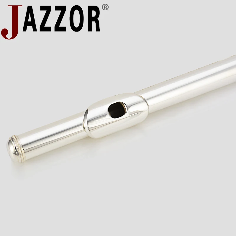JAZZOR флейта JBFL-6248S оправа с плоскими 16 Закрытая отверстие белый-Медь покрытая