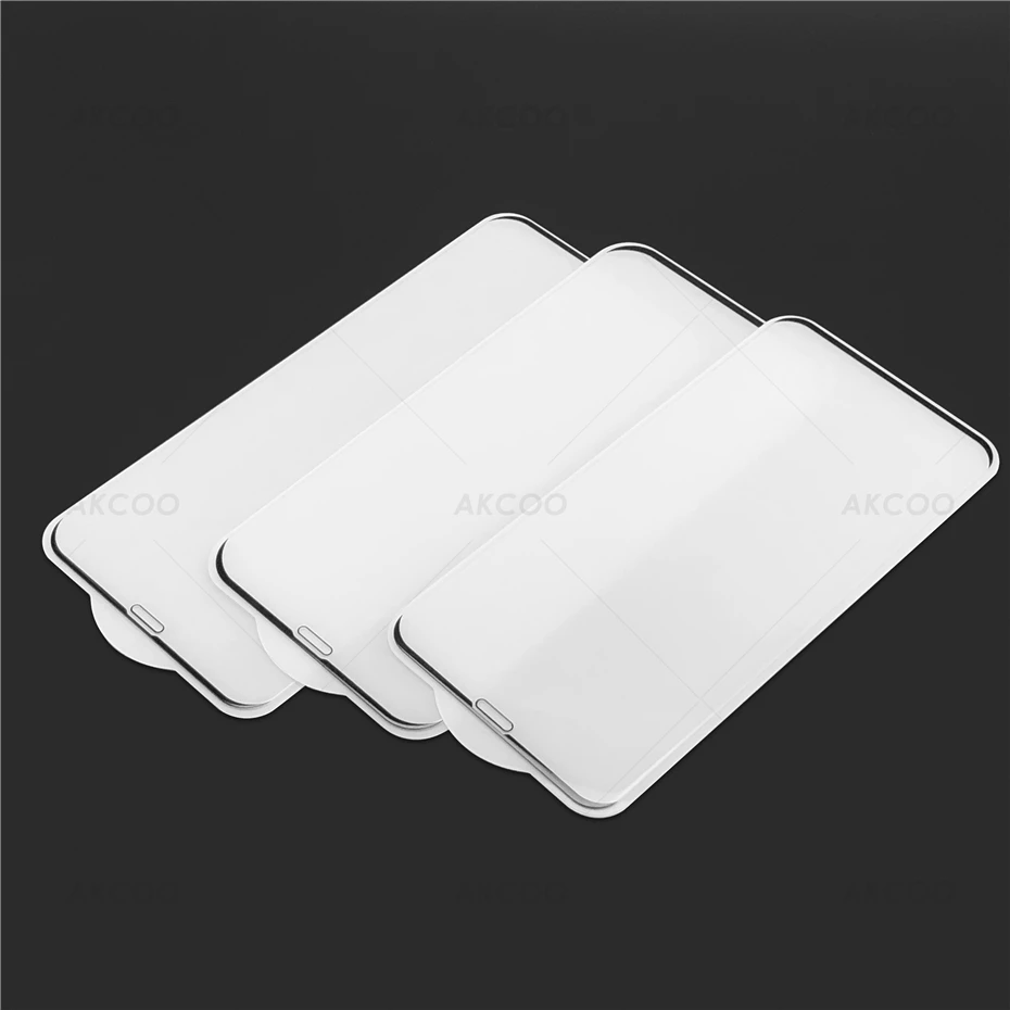 Akcoo 9D закаленное стекло без полей для iPhone 11 Pro max защитный чехол для экрана Защитная пленка для iPhone XR XS MAX стеклянная пленка