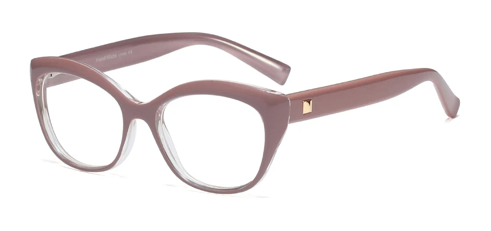 bean purple Peekaboo женские очки кошачий глаз оправа для женщин черная модная оправа очки для женщин подарок на год - Цвет оправы: bean purple