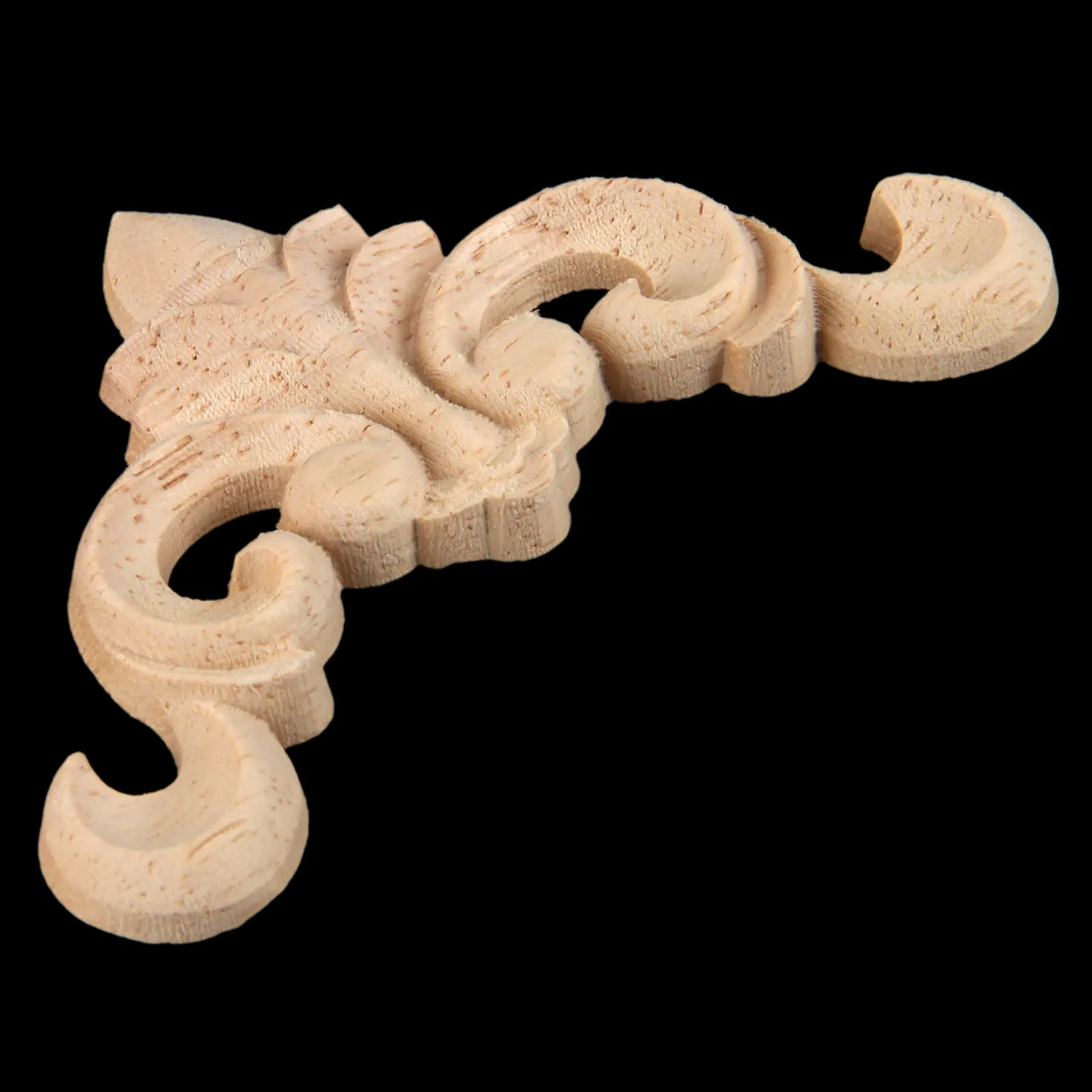 1 шт. наклейка с резьбой по дереву углу аппликация рама украшение для двери стены